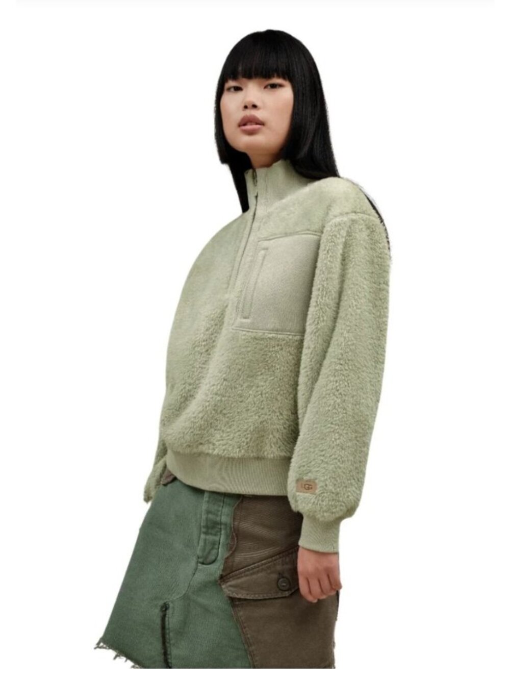 ugg janeann half zip  Grassland sweatshirt